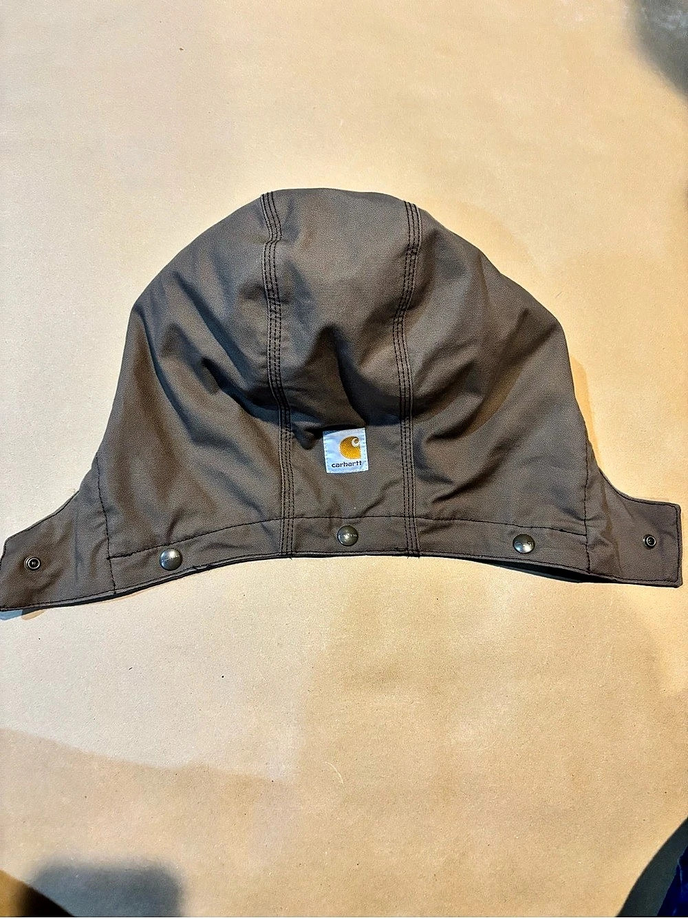 Carhartt Firm Duck Insulated Hood Brown & Black